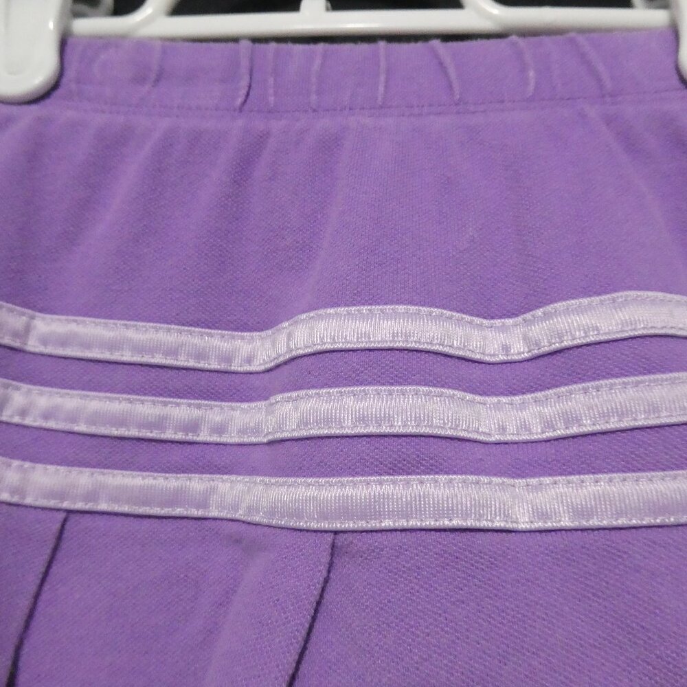 ADIDAS | 6x | Purple / Lilac Striped Athletic Skorts | NWOT - Picture 11 of 15
